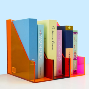Color Acrylic File Organizer - Prism Desktop Document Holder