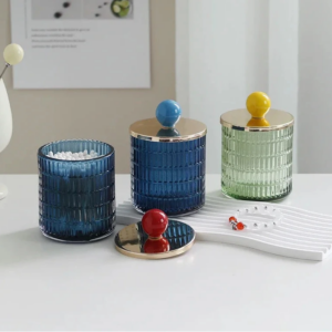 Glass Canister Set - Clear Countertop Storage Jars